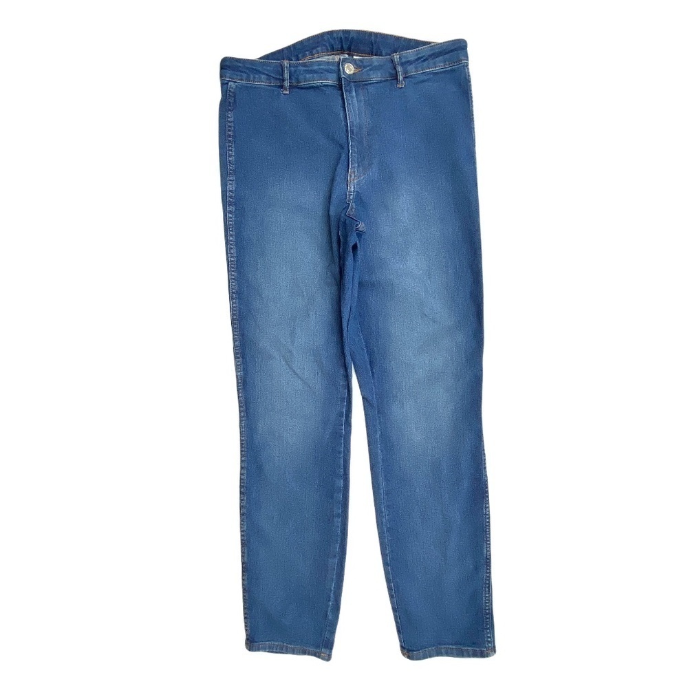 &Denim Skinny High Waist Ankle Women's size 32 Dark Wash Blue Denim Jeans